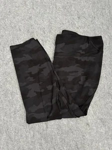 Lululemon Mujer Talla 18 Base Pace Correr Apretado Carbón Profundo Camuflaje Gris Negro - Imagen 1 de 6
