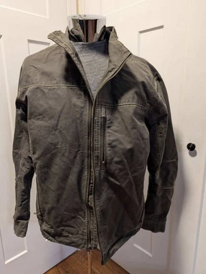 Abrigo Chaqueta Cinch Negro Lona Granero Para Hombre’s Grande Forrado Western Workwear Ranch Foto 1 de 4