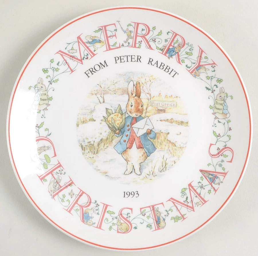 Wedgwood Peter Rabbit - Plato de Navidad 1993 - Peter Rabbit - Sin caja 1185240 Foto 1 de 1