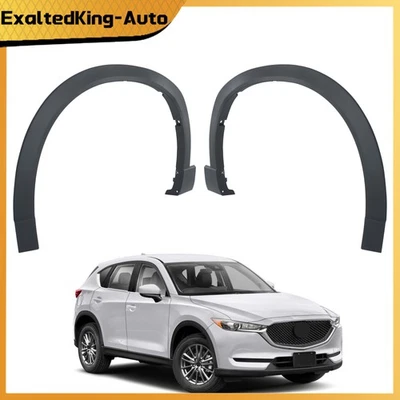 New For Mazda CX9 2016-2023 Front RH+LH Side Plastic Black Wheel Opening Molding Foto 1 de 4