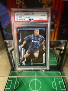 2001-02 Panini Calcio #A7 Gli Attaccanti 2002 Calcio Cards Ronaldo PSA 8 - Picture 1 of 16