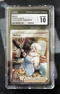 Pokémonkarte CGC EDELSTEIN NEUWERTIG 10 MELONEN GG64/GG70 Krone Zenith 2023 - Bild 1 von 3