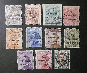  ITALIA,ITALY 1919 Trento e Trieste " Fr. d'Italia SVR " 11Val. set Cpl USED - Picture 1 of 1