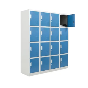 4 x 4 Door Steel Locker 1850mm H x 380mm W x 450mm D - Picture 1 of 2