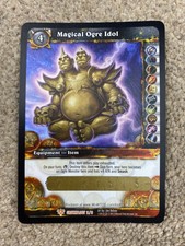 * Loot Card * Magical Ogre Idol * Unscratched * World of Warcraft TCG * Mount *