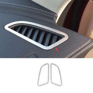 Silver Aluminum Dashboard Upper Air Outlet Vent Trim For Benz C-Class 2015-2021 - Imagen 1 de 8