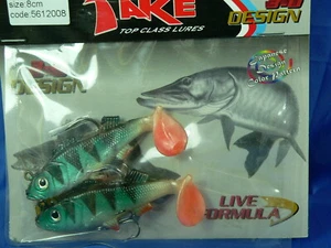 2 Artificiali silicone 3D design live formula, pesca spinning, casting, jigging - Picture 1 of 4
