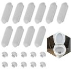Toilet Lid Accessories Brand New Toilet Seat Buffers Pack-white-Stop Bumper UK
