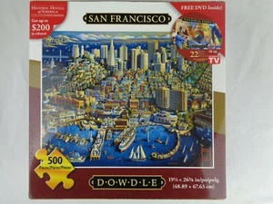 Dowdle Puzzle San Francisco 500 Teile Parks DVD 19,25" x 26,6" Zoll NEU Neu im Karton - Bild 1 von 3