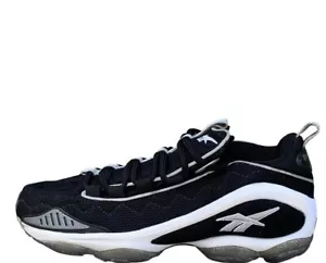 Reebok DMX Run Negro/Plateado/Blanco/3M 1-41135 1998 Talla 9 NUEVO - Imagen 1 de 13