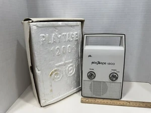 Vintage 1960s PlayTape 2 Track Player Model 1310 Made in Japan W/Box - Picture 1 of 15