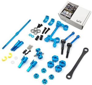 Yeah Racing TAMC-S02BU Drivetrain And Steering Upgrade Kit For Tamiya M05 M06 - Picture 1 of 1