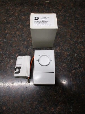 SUNNE CONTROLS TD126 LINE VOLTAGE THERMOSTAT. 120/240VAC, 9.8/8.0 FLA, 50-90°F