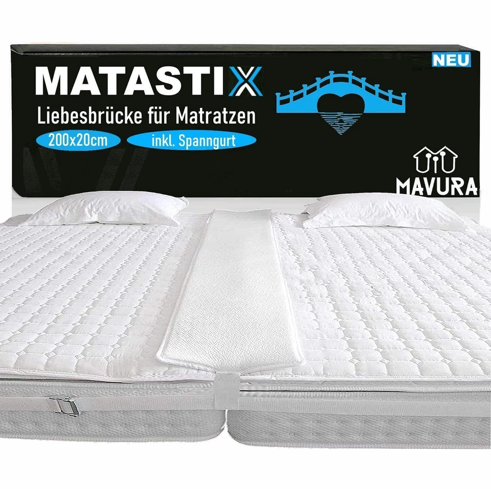 MATASTIX Liebesbrücke Spanngurt Matratzenverbinder Ritzenfüller Matratzenkeil - Bild 1 von 4