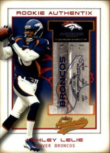 2002 Fleer Authentix Football Rookie RC Singles /1250 - You Choose