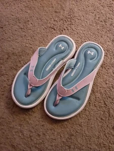 Under Armour 4D Foam Girls Flip-flop Sandals Size 2Y BRAND BE WITHOUT TAGS - Picture 1 of 4