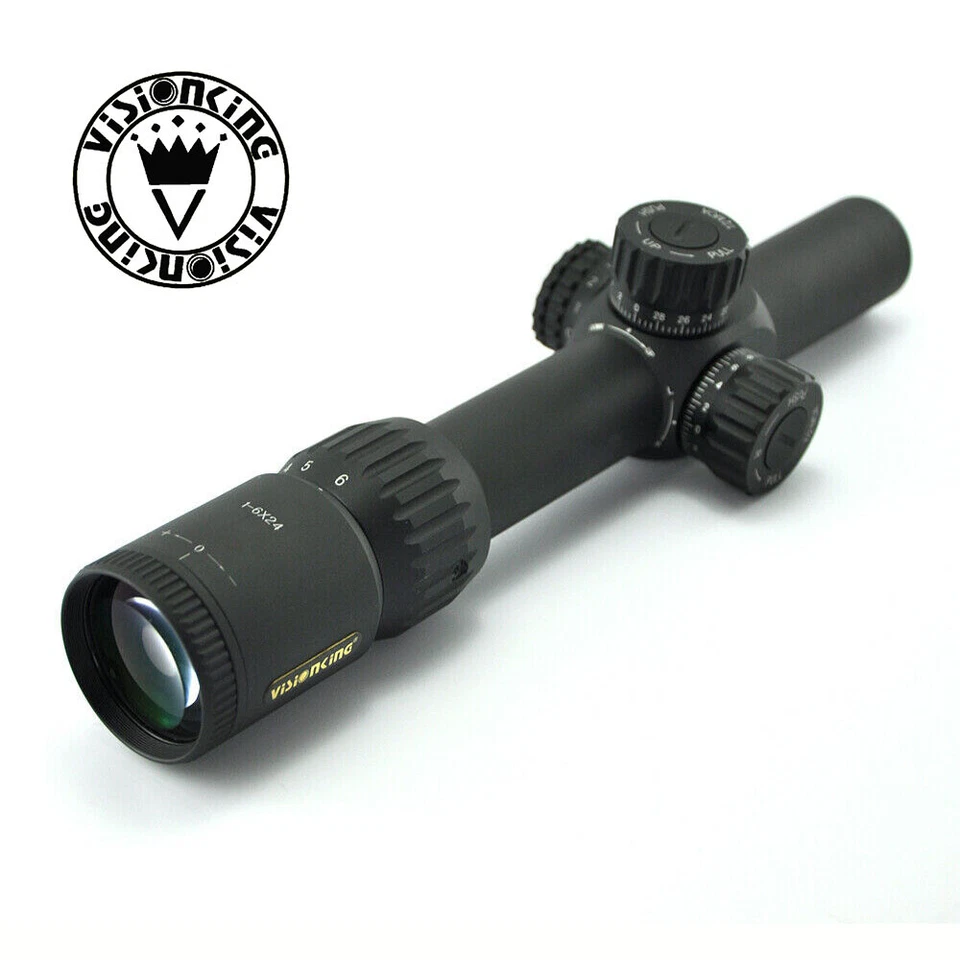 Visionking 1-6x24  black Sight Hunting Rifle Scope  30mm First Focal Plane FFP  - Image 1 of 4