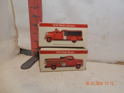 Reader's Digest Miniature Die Cast Fire Trucks-1948 Task Master & 1939 Ward LaFr - Image 1 of 2