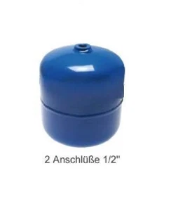 2,5 Liter Druckluftbehälter stationär 10 bar G 2x1/2" - Bild 1 von 1