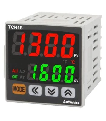 TCN4S-24R Dual Display PID Temperature Controller 100~240VAC 100ms For AUTONICS