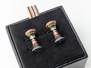 Paul Smith Signature Multi Stripe Reel Cufflinks RRP: £120 - Picture 1 of 9