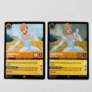 Cenerentola - Melody Weaver Disney Lorcana Il ritorno di Ursula 4/204 quasi nuovo foil & non - Foto 1 di 2