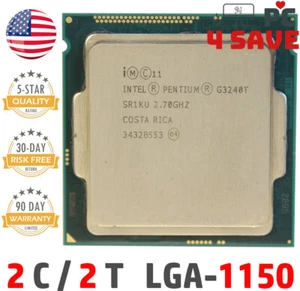4th Gen Intel Pentium G3240T CPU 2.70GHz Dual-Core 3MB LGA-1150 Haswell SR1KU - Picture 1 of 1