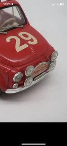 Fiat 500 #29 Fari Supplementari Scala 1/16 Originali Solido Tuning Diorama - Foto 1 di 5