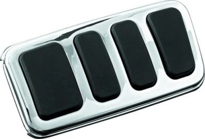 Kuryakyn 4456 Chrome ISO Brake Pedal Pad Longhorn - Image 1 of 2