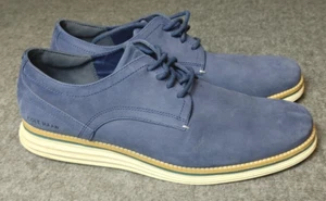 Cole Haan OriginalGrand Cloudfeel Nubuck Casual Oxfords C33811 Navy Men's Sz 11M - Picture 1 of 7