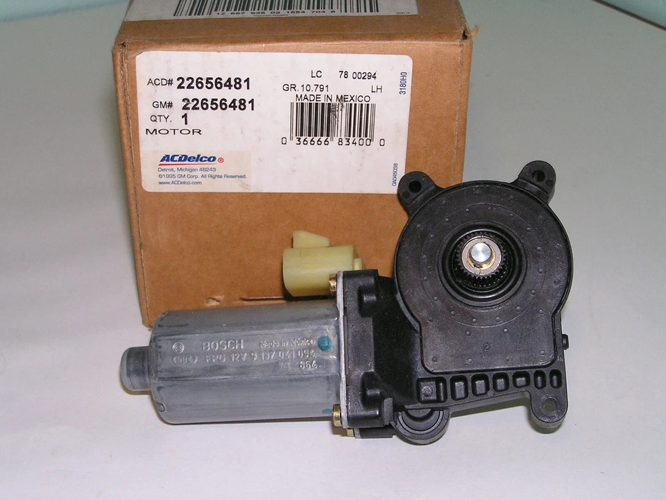 ACDelco GM Equipo Original 22656481 Motor Ventana Eléctrica, Trasero Izquierdo Foto 1 de 2