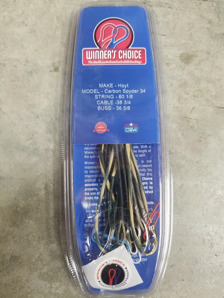 Cuerda y cable Winners Choice para hoyt carbono spyder 34 60 1/8 38 3/4 36 5/8 Foto 1 de 1