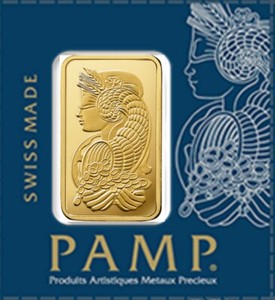 1 gram PAMP Suisse MULTIGRAM .9999 Fine Gold Fortuna Bar - In Stock