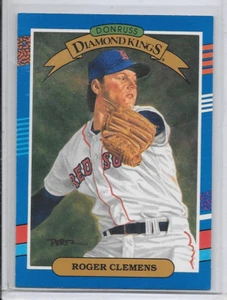 Tarjeta de béisbol 1991 Roger Clemens Donruss #9 Medias Rojas de Boston y Yankees de Nueva York - Imagen 1 de 2