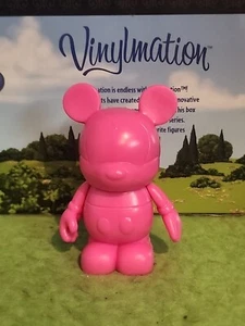 DISNEY Vinylmation 3" Park Set 1 Create Your Own Blank Pink - Picture 1 of 1