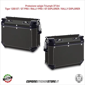 Triumph Tiger GT Rally Koffer Schutzfolien Set 37 Liter kratzfest - Bild 1 von 2