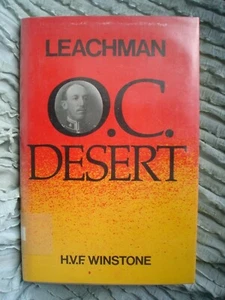 tv BOOK MILITARY LEACHMAN O.C. DESERT H.V.F. WINSTONE 1982 FIRST ED ILLUSTRATED - Picture 1 of 6