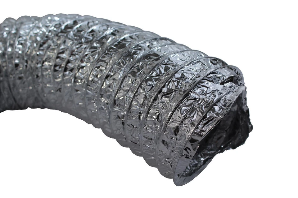 SONSTIGE Aluflexschlauch 150mm / 1lfm Aluflexrohr Lüftungsschlauch Flexrohr Lüftung