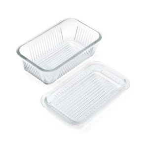 Gemco 5078594 Multi Function Butter Dish, Clear - Picture 1 of 2