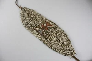 ANTIQUE TRIBAL PAPUA NEW GUINEA PNG HIGHLANDS FOFONA SHELL NECKLACE ORNAMENT - Picture 1 of 6