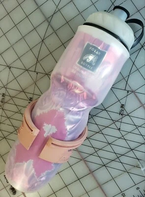 24 oz POLAR BOTTLE BREAST CANCER AWARENESS w/ PROFILE CAGE, PINK - Image 1 of 4