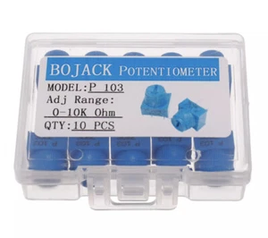 Potenciómetro de corte de tablero de pan Bojack 10K ohmios con perno para Arduino P103 3 Termin - Imagen 1 de 2