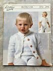 Vintage Lister DK Child Cardigan  Romper Knitting Pattern 2113 891.9.63