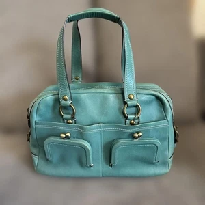 Coach Boston Bag Türkis Grün 65th Anniversary Selten - Bild 1 von 5