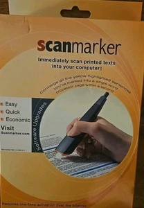 Scanmarker Digital Highlighter OCR Pen Scanner and Reader USB Version NOB - Picture 1 of 3