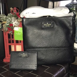 Neu mit Etikett Kate Spade Cora schwarze Geldbörse nicht enthalten Umhängetasche Handtasche - Bild 1 von 4