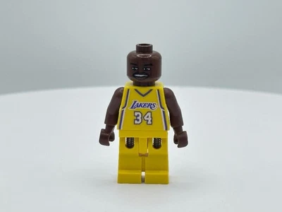 LEGO NBA Shaquille O'Neal Los Angeles Lakers #34 Minifigura - nba022 - Set 3561 Foto 1 de 4