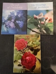 Vintage Hallmark Book LOT of 3 Birthday And Friendship Publications 1960-70’s - Picture 1 of 2