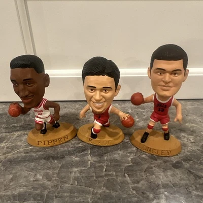 Lote Corinthian NBA Headliners XL Chicago Bulls 1996-97 - Pippen Kukoc Longley Foto 1 de 4