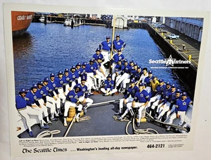 Seattle Mariners Baseball 8" X 10" 1981 Team Photo~ by The Seattle Times Ppd2U! - Picture 1 of 2